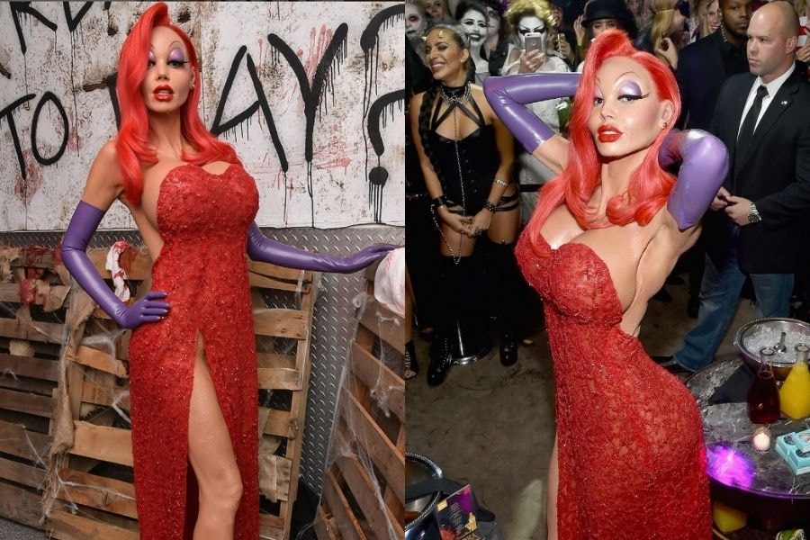 Heidi Klum hóa trang thành Jessica Rabbit (2015)