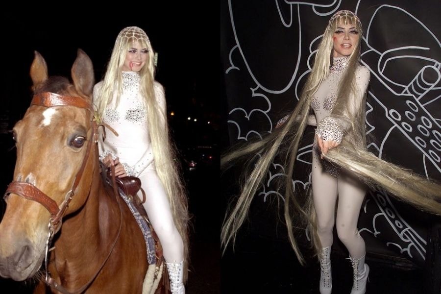 Heidi Klum hóa trang thành Lady Godiva (2001)