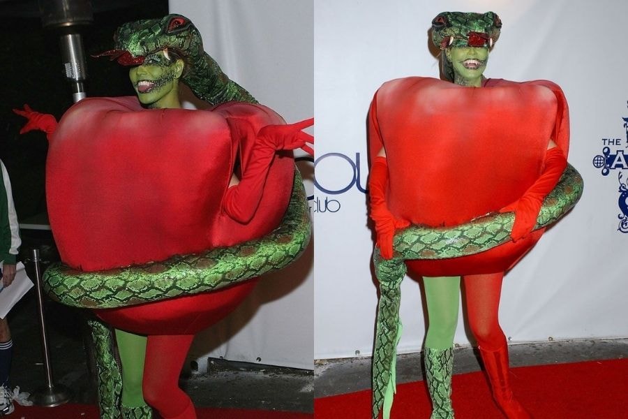 Heidi Klum hóa trang thành Quả táo cấm (2006)