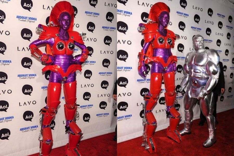 Heidi Klum hóa trang thành Robot Transformer (2010)