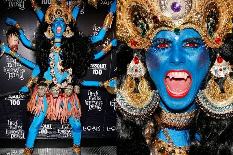 Heidi Klum hóa trang thành Thần Kali (2008)