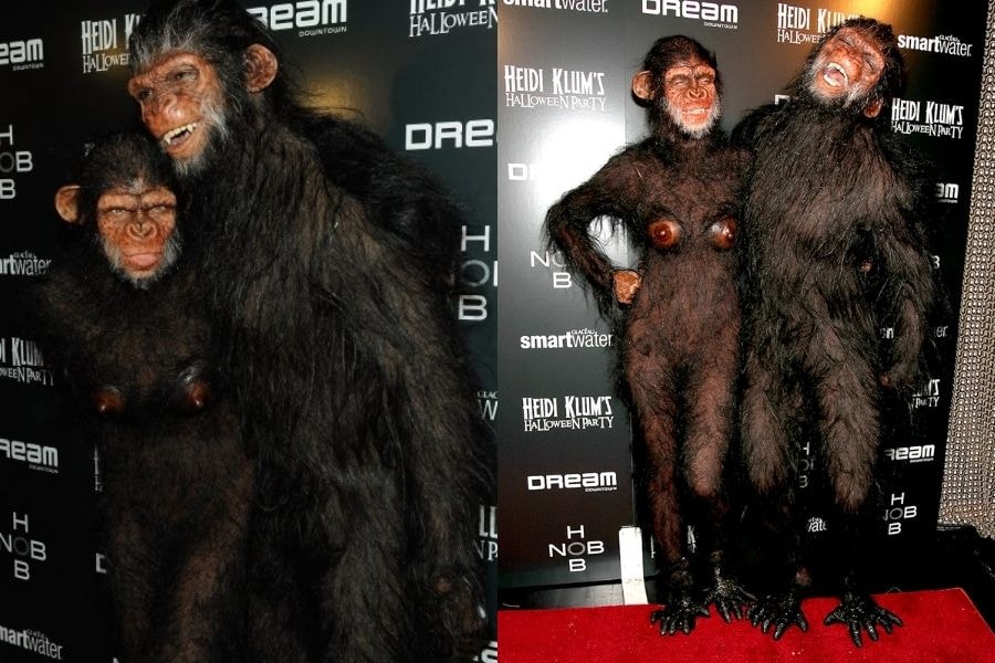 Heidi Klum hóa trang thành Vượn (2011)