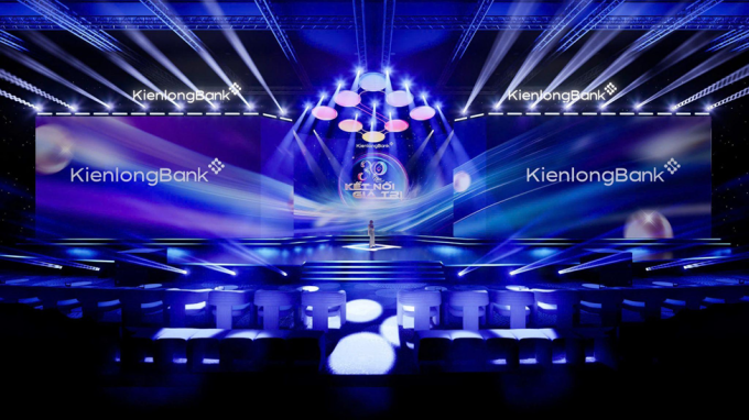 Sân khấu sự kiện. Ảnh: KienlongBank