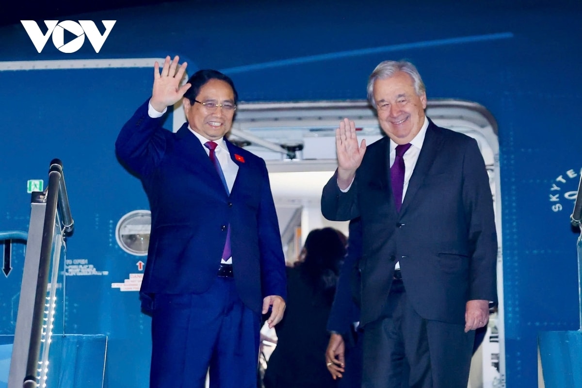Thủ tướng Phạm Minh Chính và Tổng Thư ký Liên Hợp Quốc António Guterres