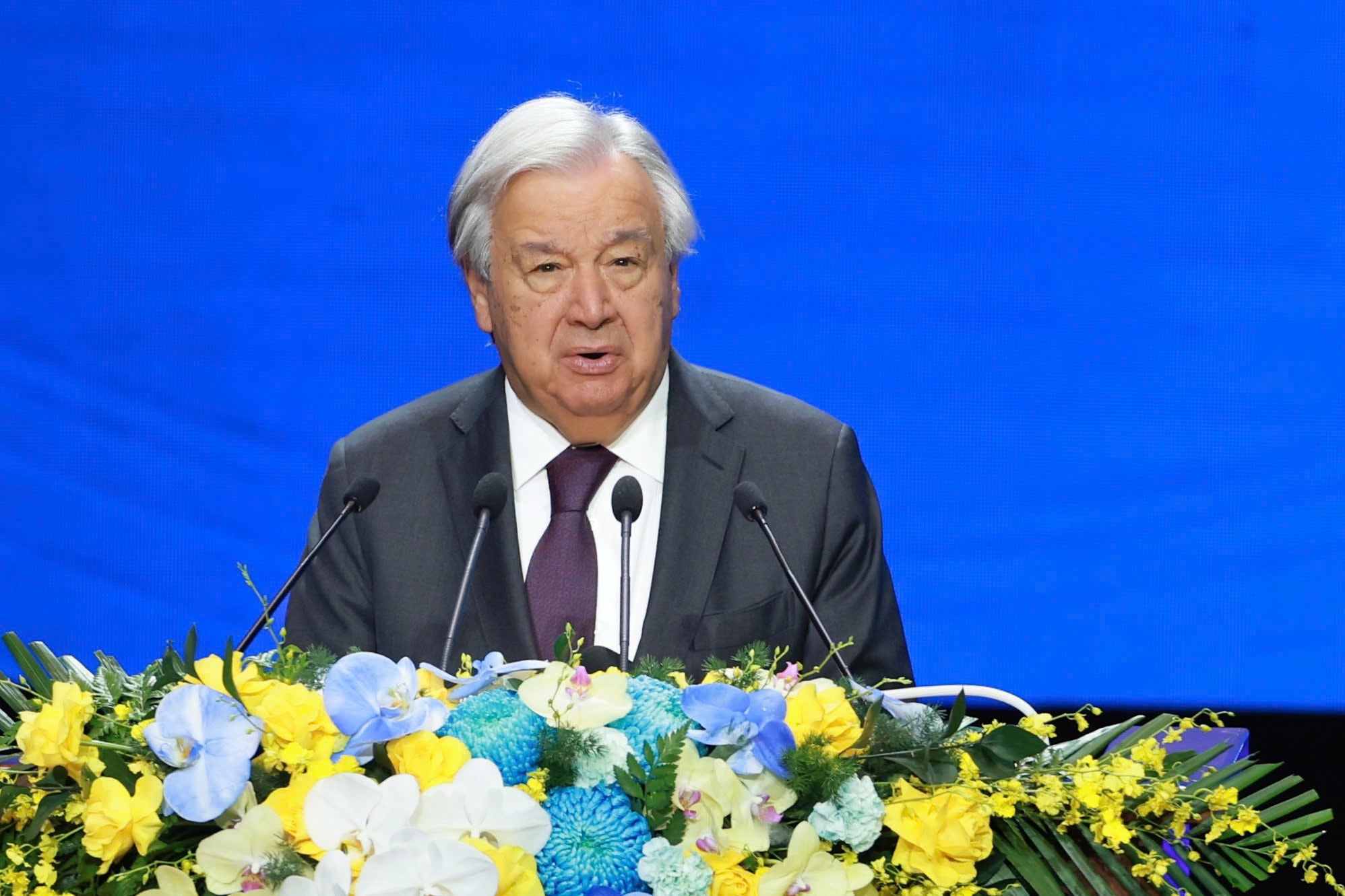 Tổng thư ký Liên hợp quốc Antonio Guterres. (Ảnh: Đắc Huy)