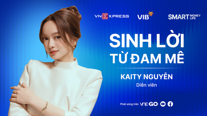 Kaity Nguyễn là khách mời đầu tiên tại vodcast Smart Money, Smart Life - Dẫn đầu xu thế sinh lời. Ảnh: NVCC