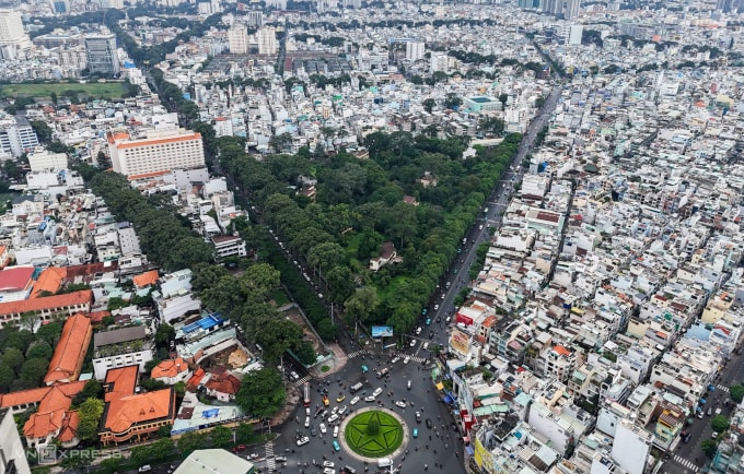 Khu đất Nhà khách chính phủ, số 1 đường Lý Thái Tổ, tháng 10/2024. Ảnh: Quỳnh Trần