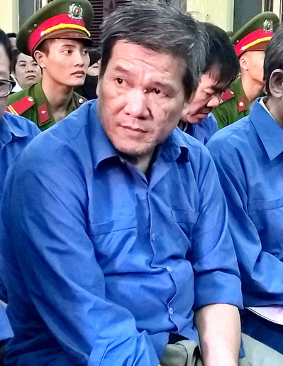 Cường đang trong lần ra tòa năm 2015. Ảnh: Hải Duyên.