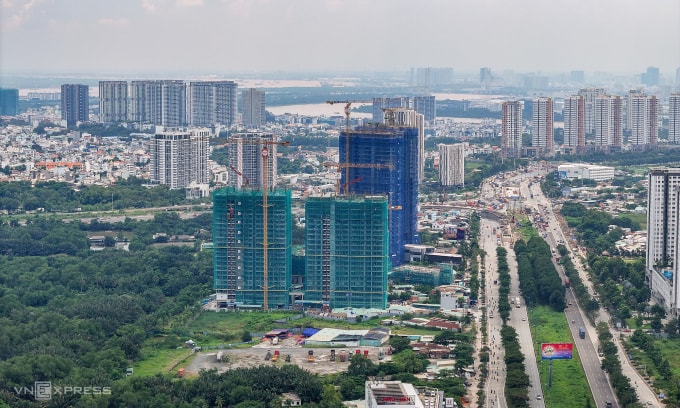 Bất động sản khu đông TP HCM. Ảnh: Quỳnh Trần
