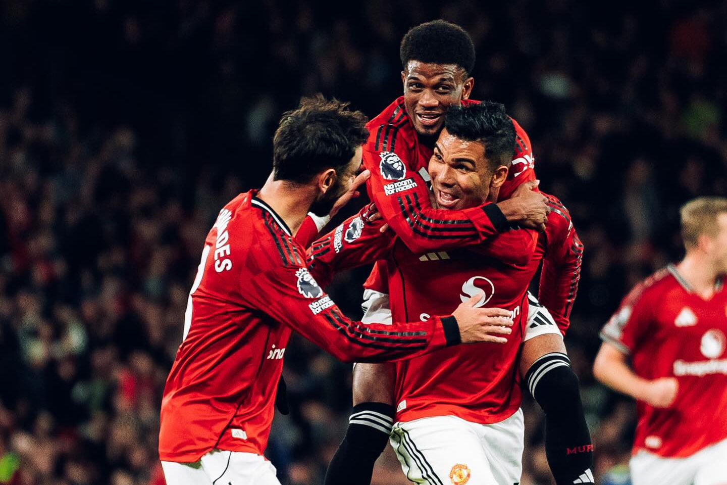 Man Utd thắng 3 trận liên tiếp lần đầu tiên dưới thời huấn luyện viên Ruben Amorim. (Ảnh: Manchester United)