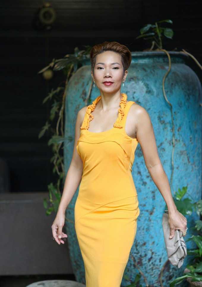 Hà Trần trong buổi ra mắt album