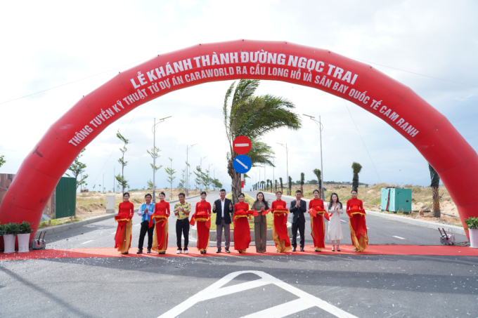Chủ đầu tư CaraWorld khánh thành đường Ngọc Trai kết nối trực tiếp đến sân bay quốc tế Cam Ranh vào đầu tháng 10. Ảnh: KN Cam Ranh