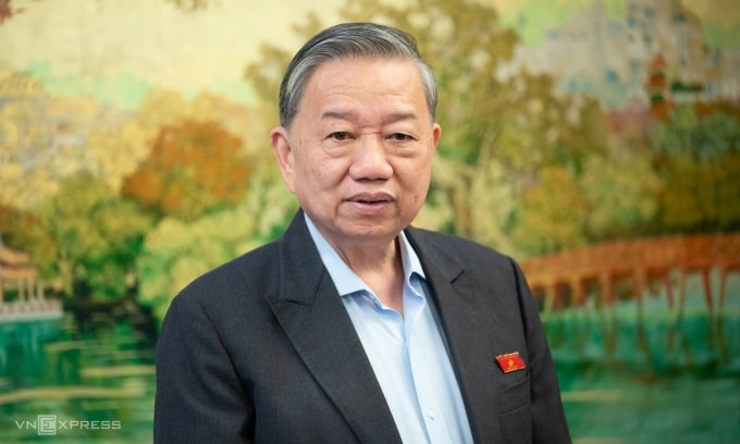 Tổng Bí thư Tô Lâm tại Hà Nội ngày 15/2. Ảnh: Phạm Thắng