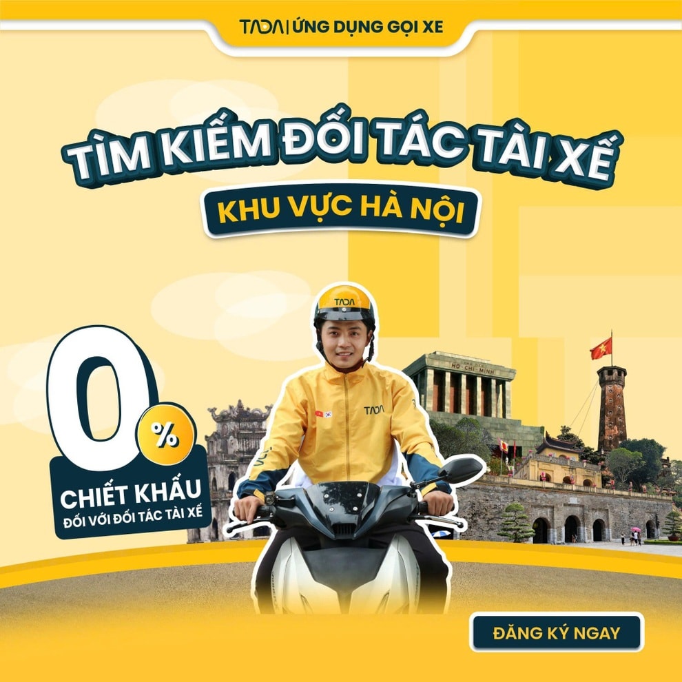 TADA mang chính sách chiết khấu 0% đến với tài xế Hà Nội - 3 TADA mang chính sách chiết khấu 0% đến với tài xế Hà Nội - 3