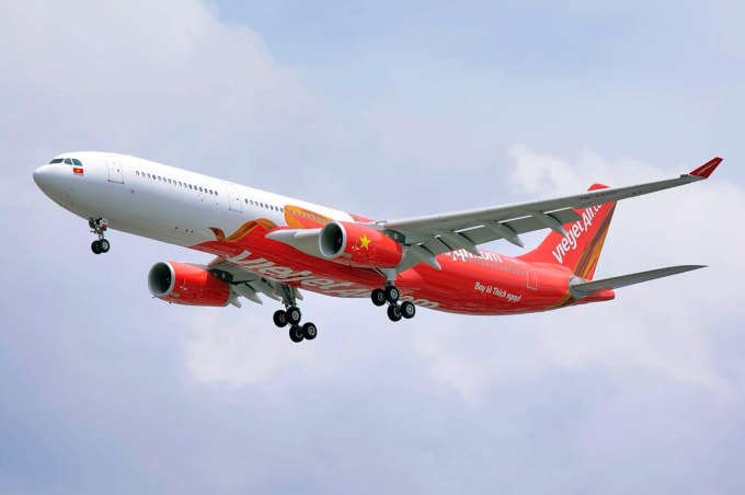 Tàu bay thân rộng của Vietjet. Ảnh: Tài Nguyễn