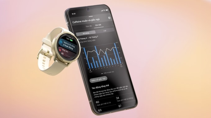 Các thông báo sức khỏe được đồng bộ trên ứng dụng. Ảnh: Garmin