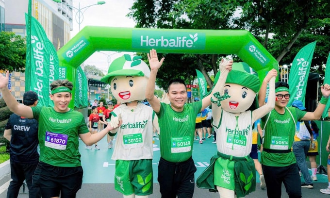 vRace từng đồng hành hàng trăng chiến dịch của các doanh nghiệp. Ảnh: Herbalife Việt Nam