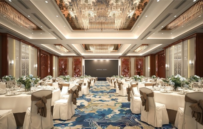 Trung tâm hội nghị quốc tế Imperial Convention Center. Ảnh: Petrolimex Lâm Đồng