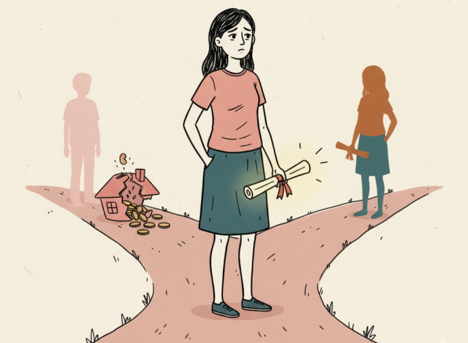 Rồi bạn trai cũng phát hiện tôi qua đêm ở nhà người khác