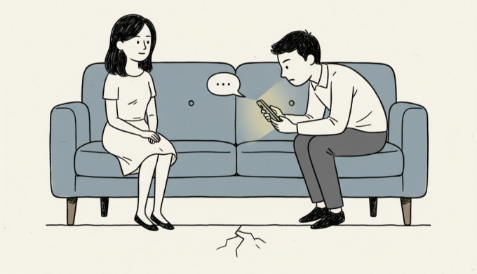 Vợ nhận tin nhắn nhạy cảm từ bạn thân khác giới sau buổi họp lớp