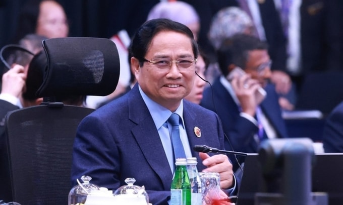 Thủ tướng Phạm Minh Chính tham dự Hội nghị Cấp cao Đông Á (EAS) lần thứ 20 tại Kuala Lumpur, Malaysia. Ảnh: VGP