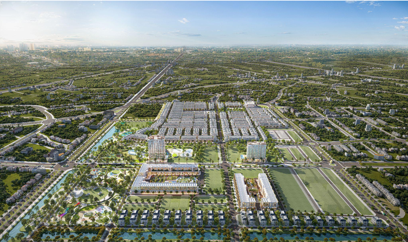 Vinhomes Wonder City dần định hình thành đại đô thị kiểu mẫu phía Tây Hà Nội.