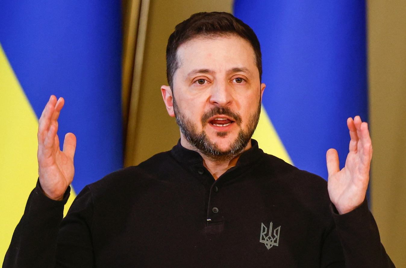 Tổng thống Ukraine Volodymyr Zelensky. (Ảnh: Reuters)