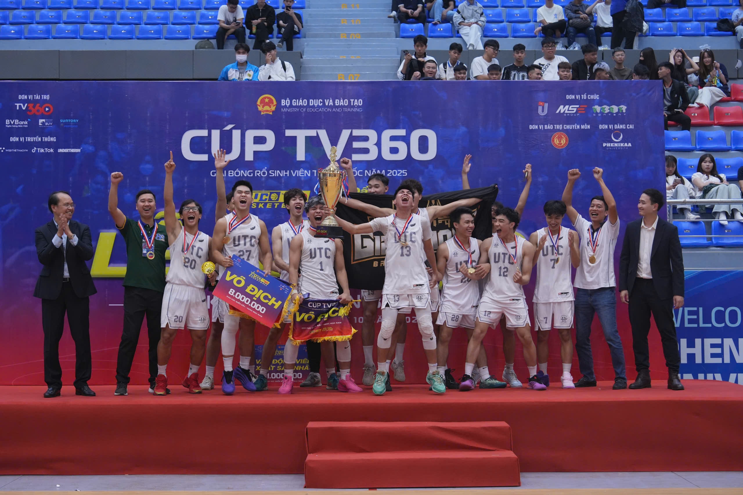 Vòng loại giải bóng rổ sinh viên toàn quốc 2025 khu vực miền Bắc khép lại sau 13 ngày thi đấu liên tục.