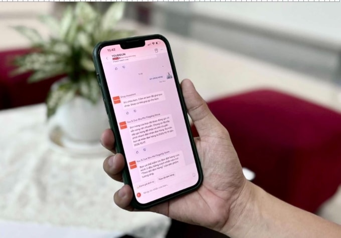 Trợ lý gian hàng ảo giúp gian hàng được đánh giá tích cực và tăng tỉ lệ chuyển đổi mua hàng. Ảnh: Thái Anh