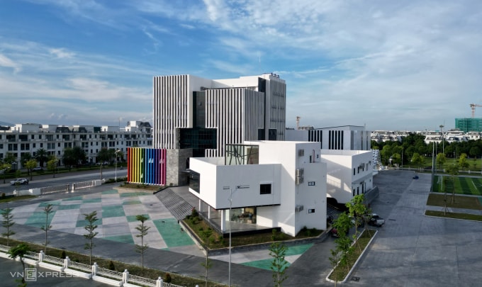 Cung văn hóa thiếu nhi hiện đại nhất tỉnh Thanh Hoá mới hoàn thành. Ảnh: Lê Hoàng