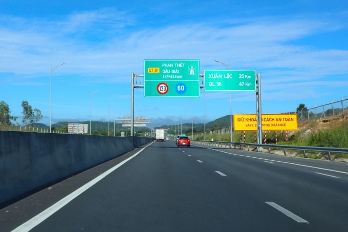 Cao tốc Dầu Giây - Phan Thiết, tháng 10/2025. Ảnh: Việt Quốc