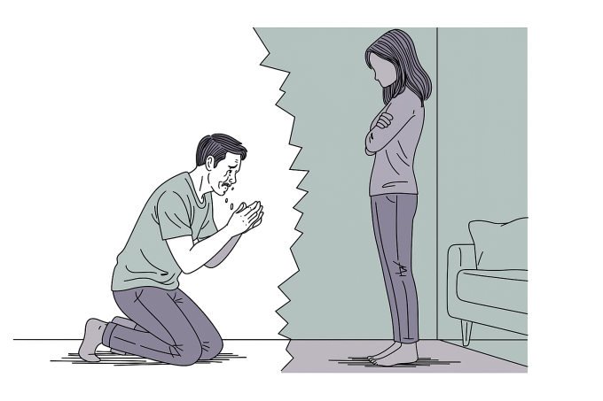 Chồng quỳ khóc xin đừng ly dị nhưng vẫn không đưa tên tôi vào sổ đỏ