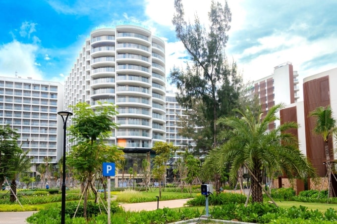 Một góc bên trong khu nghỉ dưỡng. Ảnh: Charm Resort Long Hải