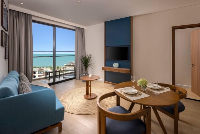 Căn hộ nghỉ dưỡng của dự án. Ảnh: Charm Resort Long Hải