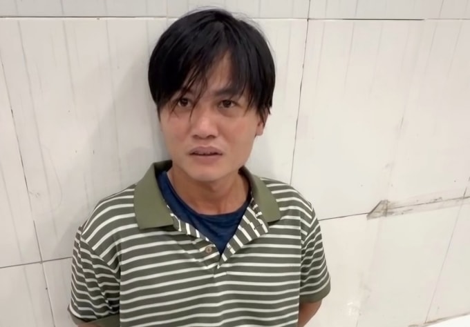 Trần Minh Tân bị bắt. Ảnh: Công an TP HCM