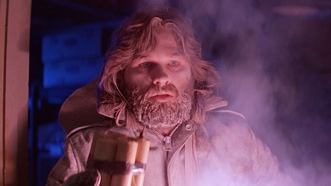 Tài tử Kurt Russell trong phim The Thing (1982). Ảnh: Universal Pictures