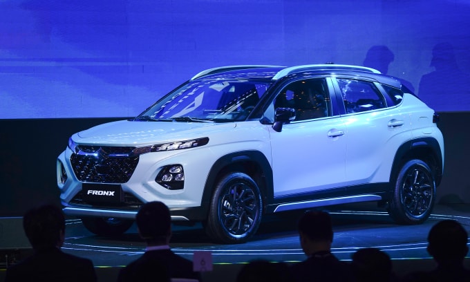 Fronx tại sự kiện ra mắt ở TP HCM hôm 17/10. Ảnh: Thành Nhạn