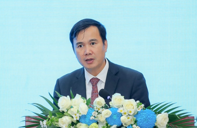 Thứ trưởng Khoa học và Công nghệ Bùi Thế Duy phát biểu tại sự kiện. Ảnh: Mạnh Hà