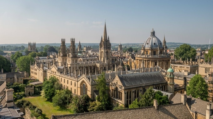 Khuôn viên Đại học Oxford, Anh. Ảnh: University of Oxford