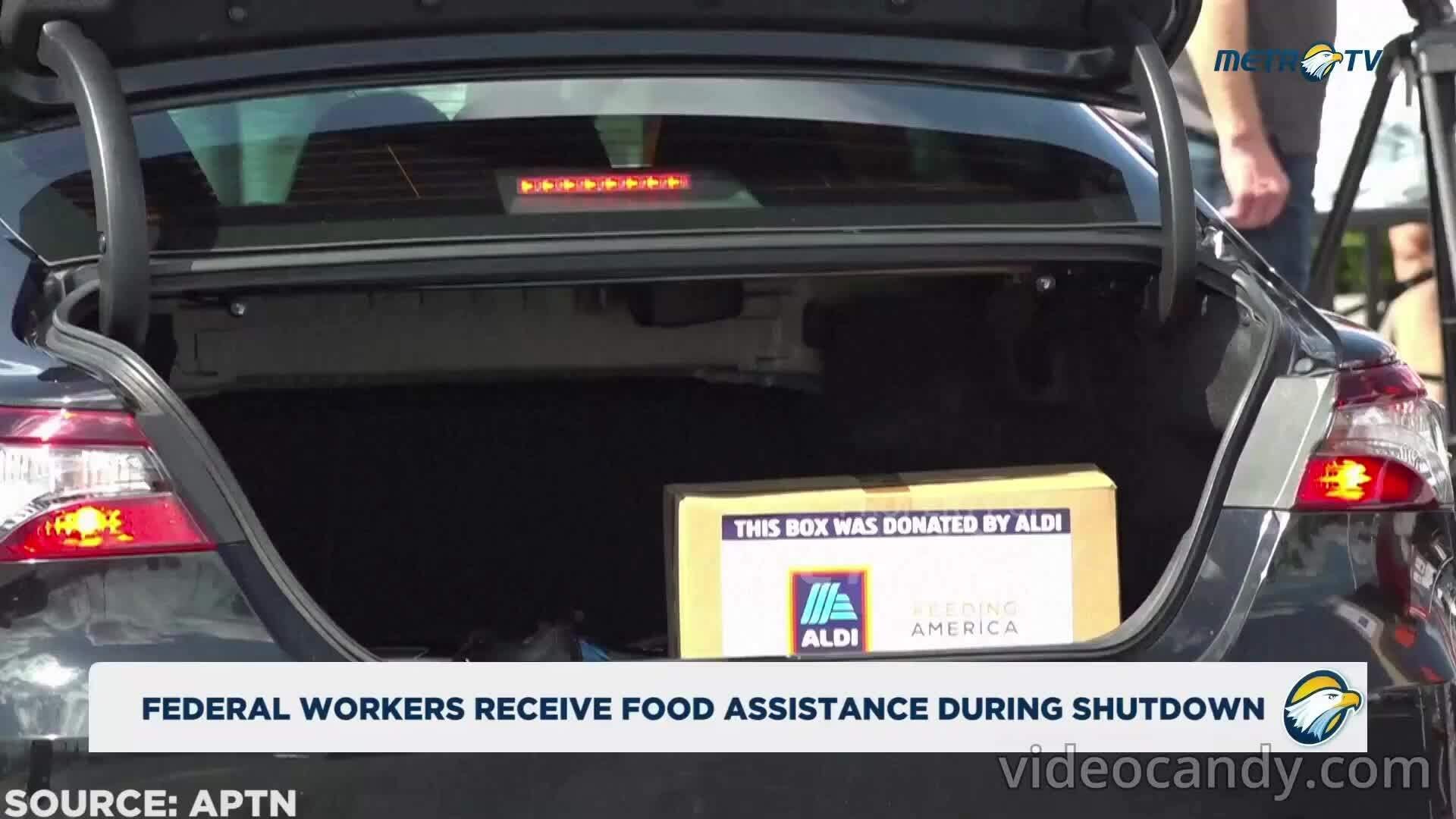 Công chức Mỹ nhận hỗ trợ thực phẩm