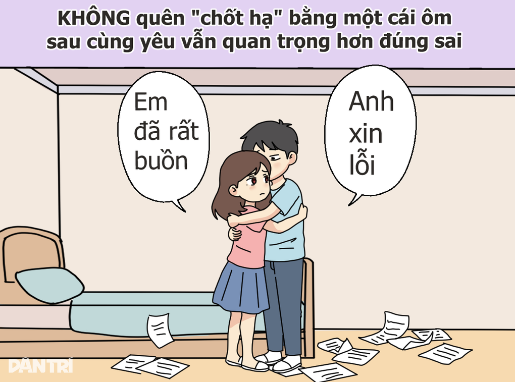 Khi yêu, hãy nhớ quy tắc 6-0 cho một cuộc cãi vã đến nơi đến chốn - 6