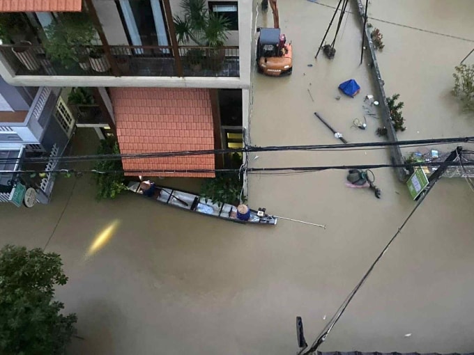 Khung cảnh nhìn từ phòng khách sạn của Nena. Ảnh: NVCC