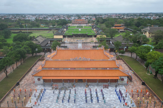 Điện Thái Hòa sau trùng tu tháng 11/2024. Ảnh:Võ Thạnh