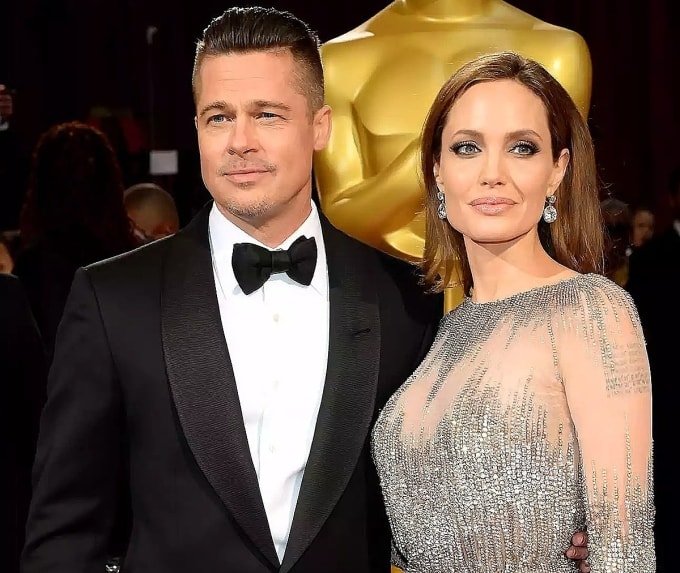 Brad Pitt và Angelina Jolie tại lễ trao giải Oscar năm 2014. Ảnh: WireImage