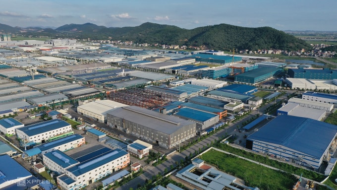 Khu công nghiệp Vân Trung, Bắc Giang tháng 5/2025. Ảnh: Thanh Hải