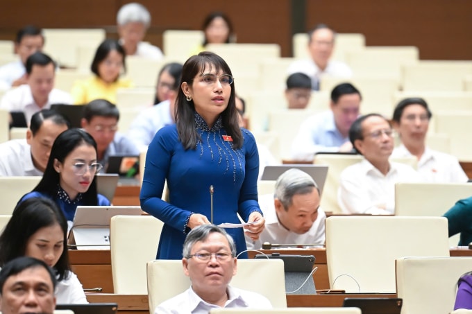 Đại biểu Châu Quỳnh Dao (An Giang). Ảnh: Cổng TTĐT Quốc hội