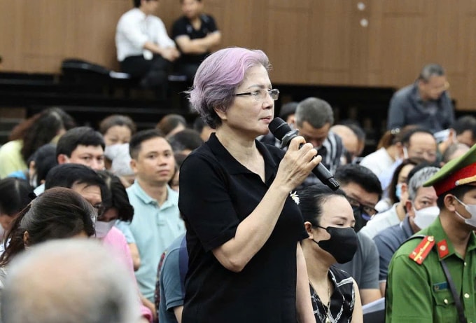 Bị cáo Trần Minh Sự tại tòa. Ảnh: Danh Lam