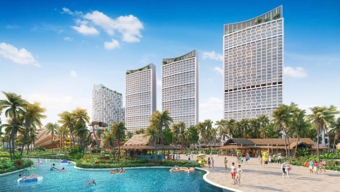 Blanca 6-7 do Aedas thiết kế mang dáng hình cánh buồm. Ảnh phối cảnh: Sun Group