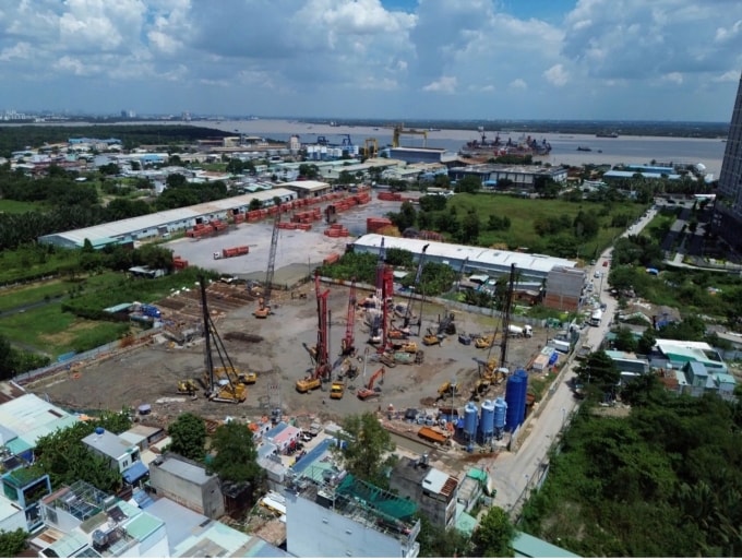 Dự án tại phường Phú Thuận (quận 7 cũ). Ảnh: Văn Phú