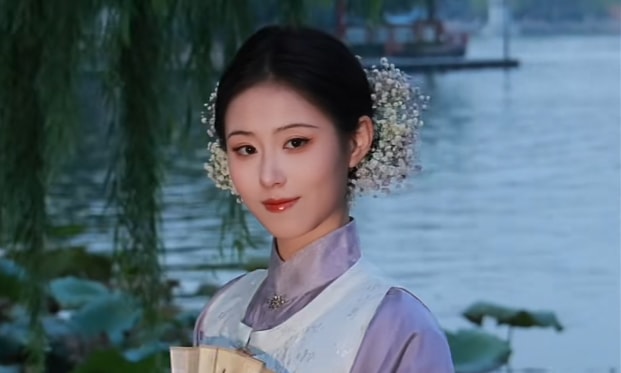 Cô gái theo mốt tóc trời đầy sao